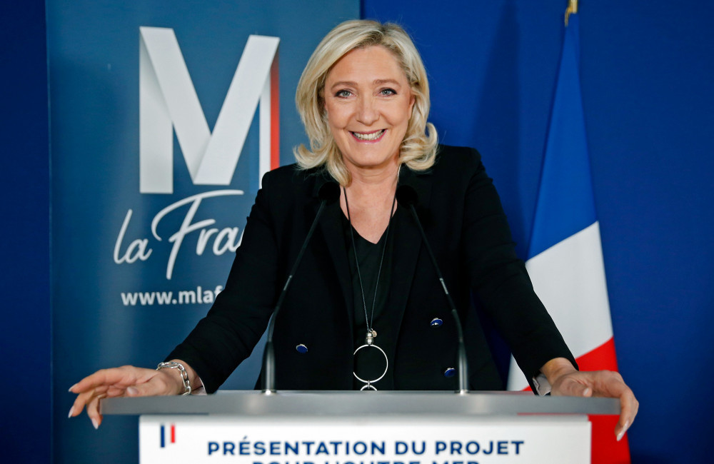 Marine Le Pen appelle à infliger une lourde défaite à Emmanuel Macron lors des élections européennes