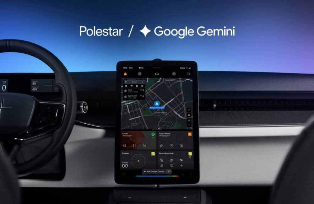 Polestar ajoute l'IA Gemini de Google à tous ses modèles Polestar